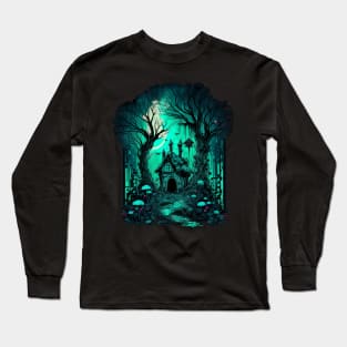 Dark forest path Long Sleeve T-Shirt